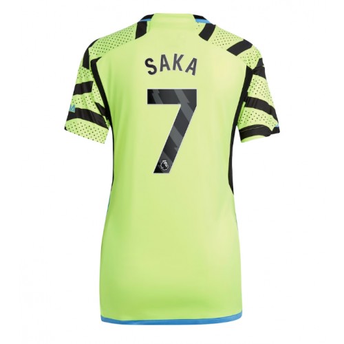 Dámy Fotbalový dres Arsenal Bukayo Saka #7 2023-24 Venkovní Krátký Rukáv